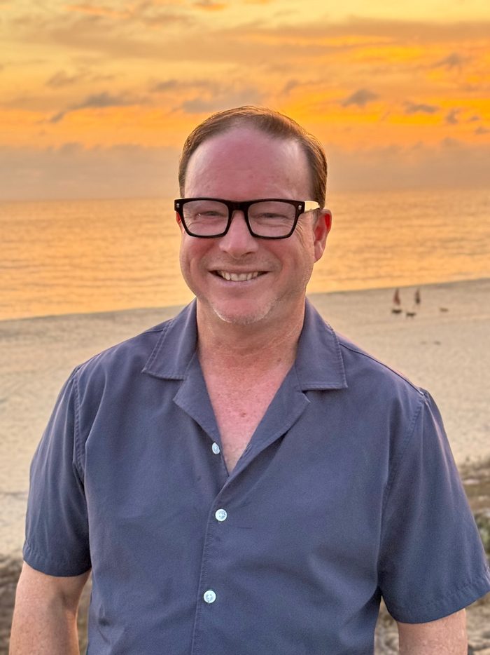 Bill Gallagher at sunset